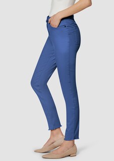 Jeans met fijne franjezoom thumbnail 5