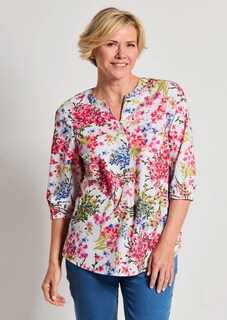 Pflegeleichte Bluse mit Blumenmuster thumbnail 7