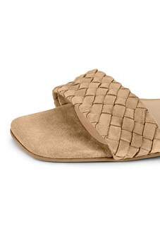 Sandalette aus Glatt- und Veloursleder thumbnail 4