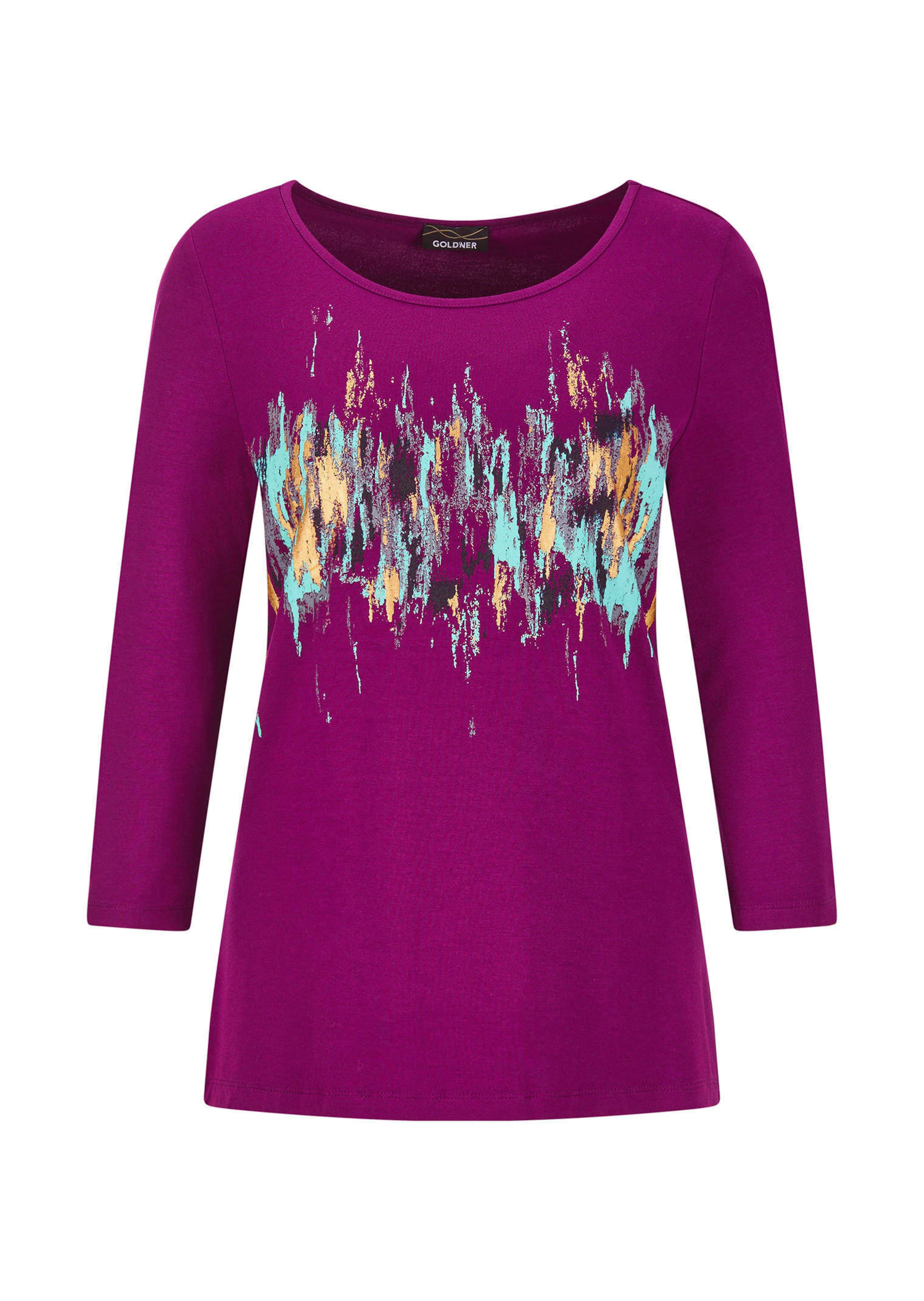 Druckshirt mit Schimmer-Effekt