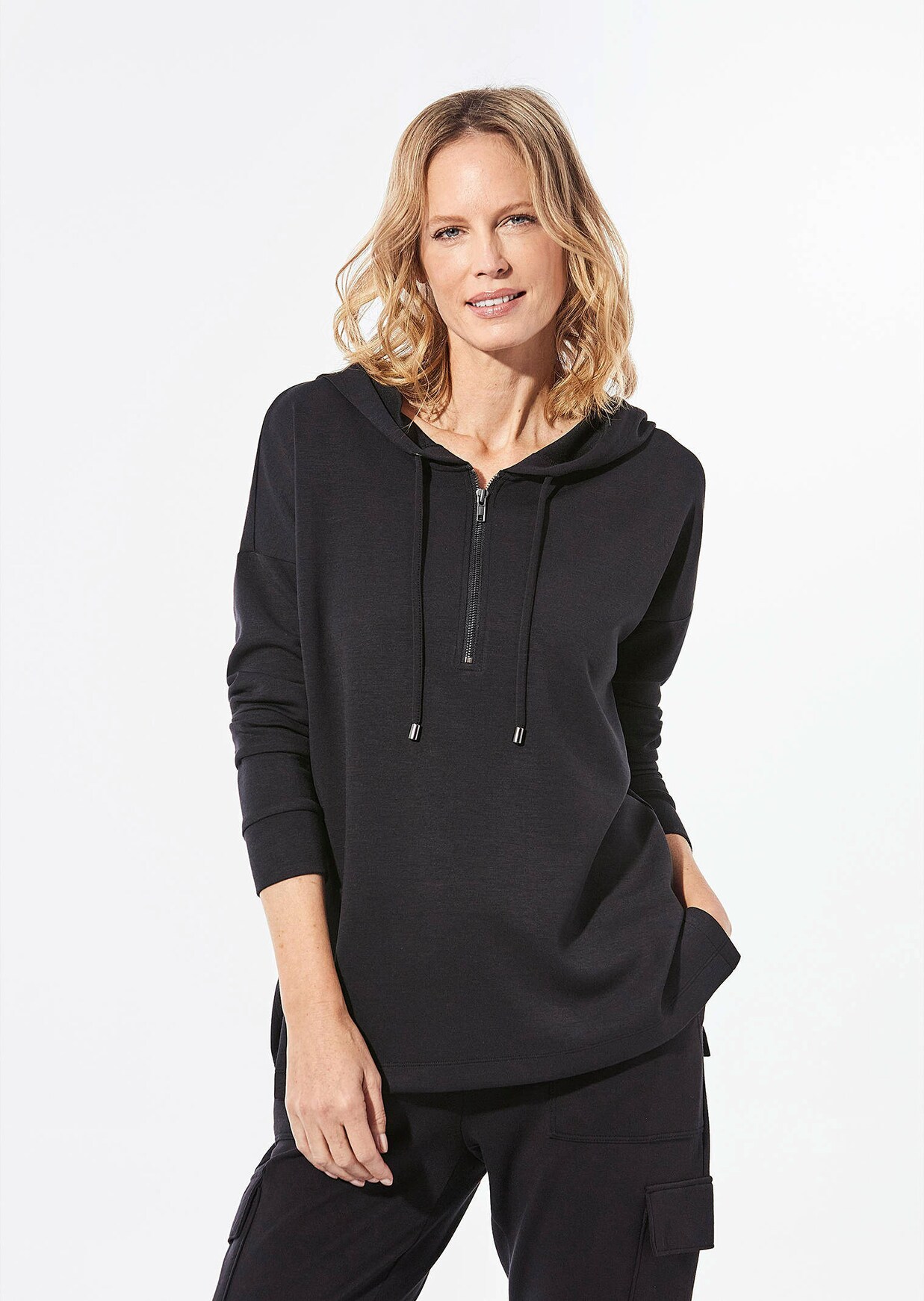 Sportief sweatshirt met capuchon