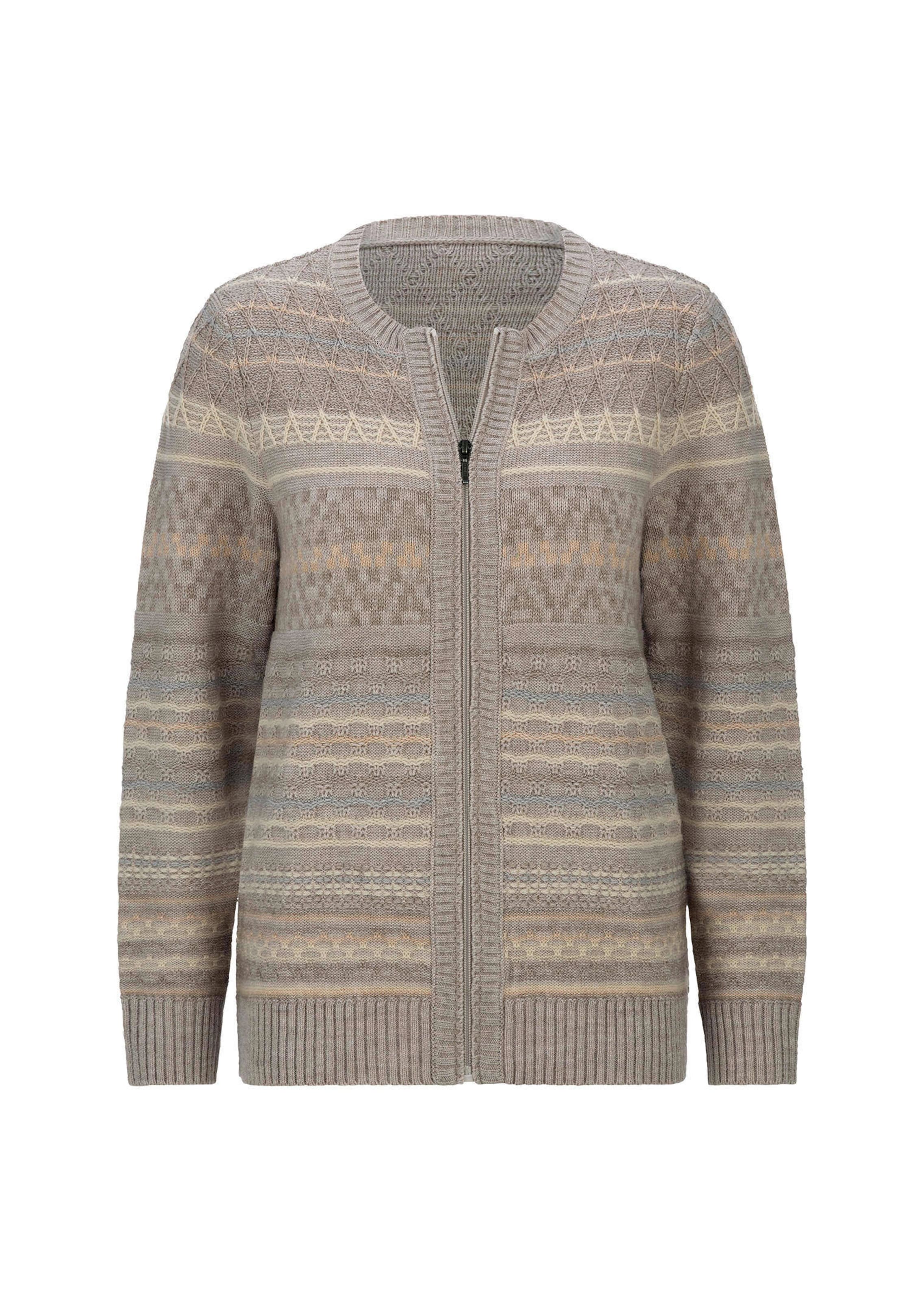 Warm tricot jasje met ritssluiting