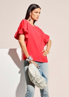 Bluse mit Volants thumbnail 4