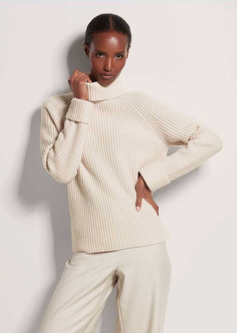 Pull à col roulé avec Good Cashmere