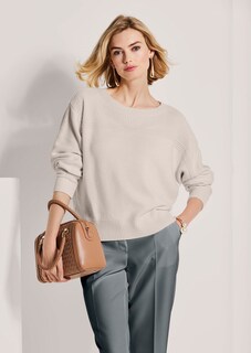 Kaschmir-Pullover mit U-Boot-Ausschnitt thumbnail 5