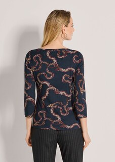 Viskose-Shirt mit Schlangenprint thumbnail 4