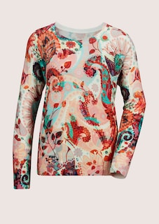 Rundhals-Pullover mit Unikat-Print thumbnail 7