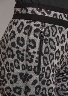 Pantalon léopard avec poches zippées thumbnail 6