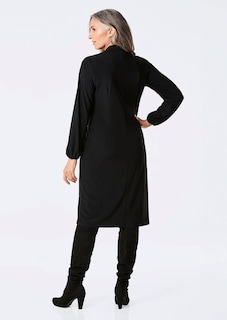 Robe cache-cœur avec col chemise thumbnail 3