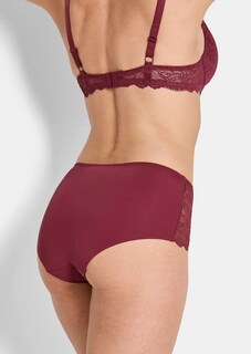 Slip montant avec dentelle et détail bijou thumbnail 2