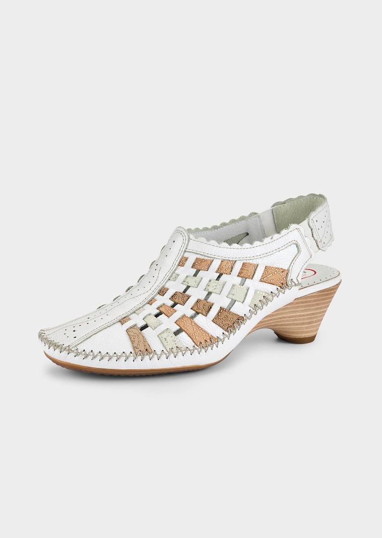 Klassischer Slingpumps aus Leder