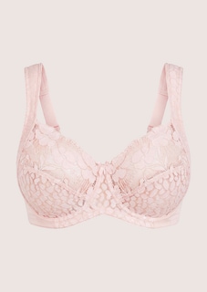 Soutien-gorge à armatures avec jacquard et dentelle thumbnail 5