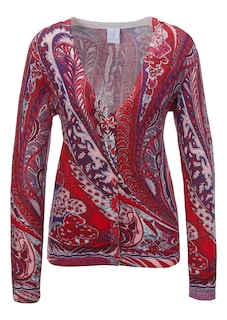 Strickjacke mit Paisleymuster thumbnail 2