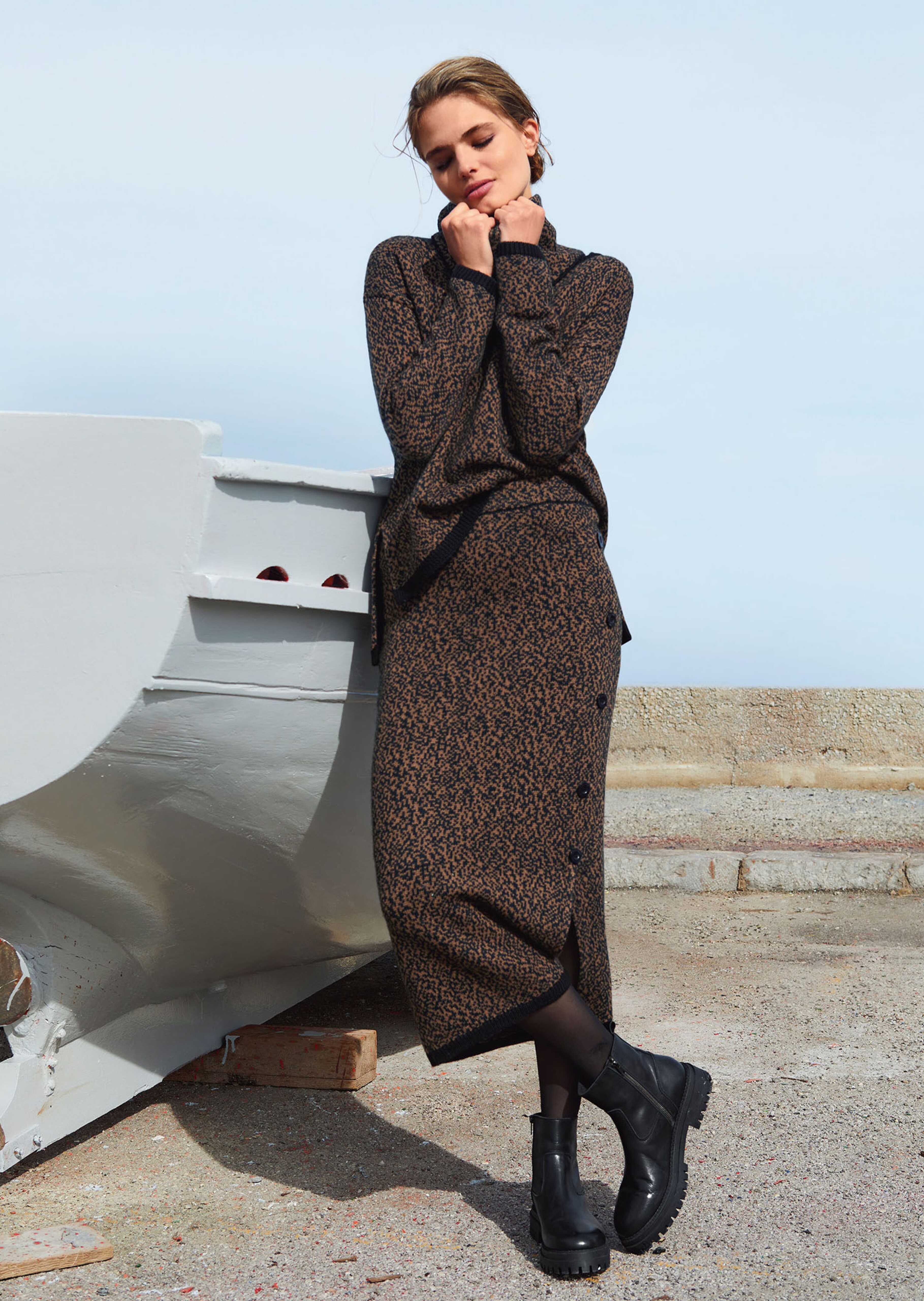 2-delig tricot ensemble