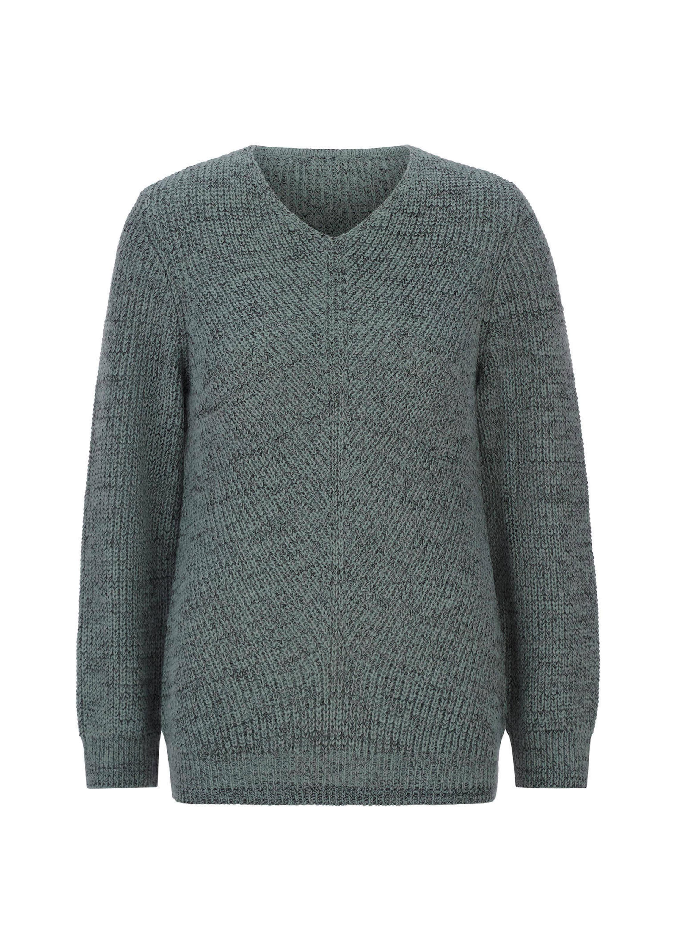 Strickpullover mit nahtlosem V-Ausschnitt