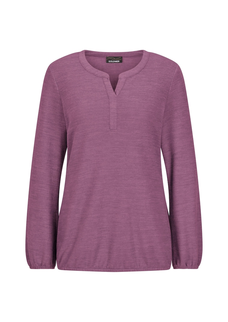 T-shirt en jersey duveteux
