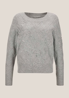Rundhals-Pullover aus Schurwolle thumbnail 7