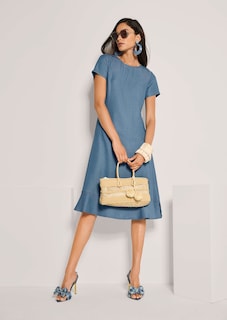 Luftiges Kleid in Jeansoptik thumbnail 5