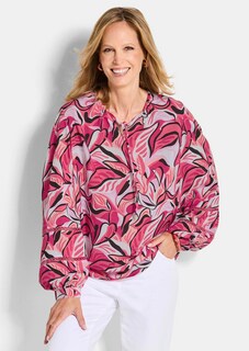 Blouse van viscose, met statementmouwen thumbnail 1