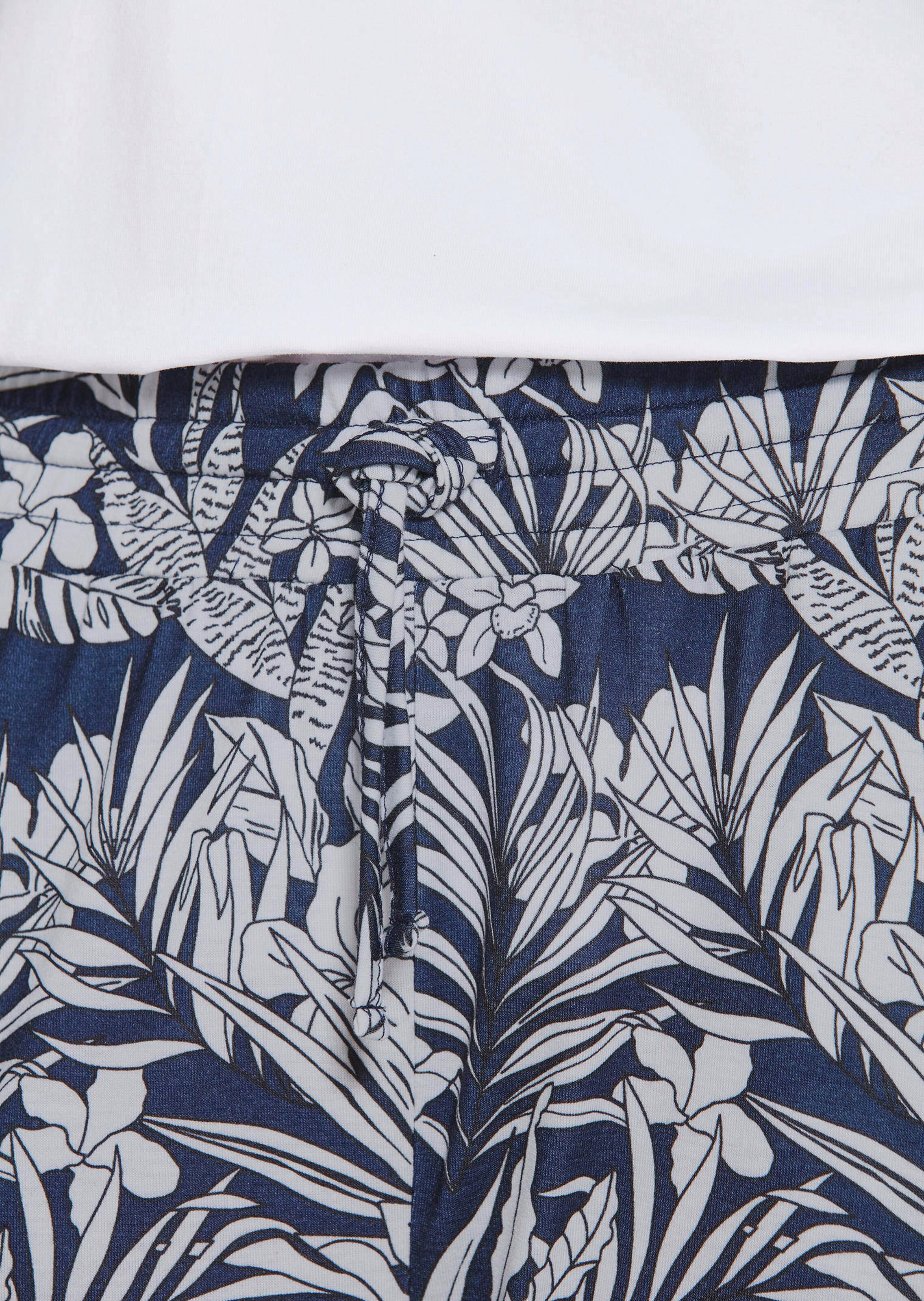 Confortable pantalon de jogging imprimé feuilles thumbnail 5