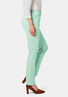 Satijnen katoenen broek LOUISA COMFORT+ thumbnail 4