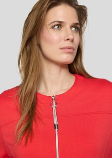 Verkürzte Jerseyjacke mit Glitzerdetail thumbnail 5