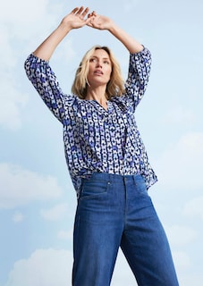 Blouse à enfiler en pure viscose légère et flottante thumbnail 7