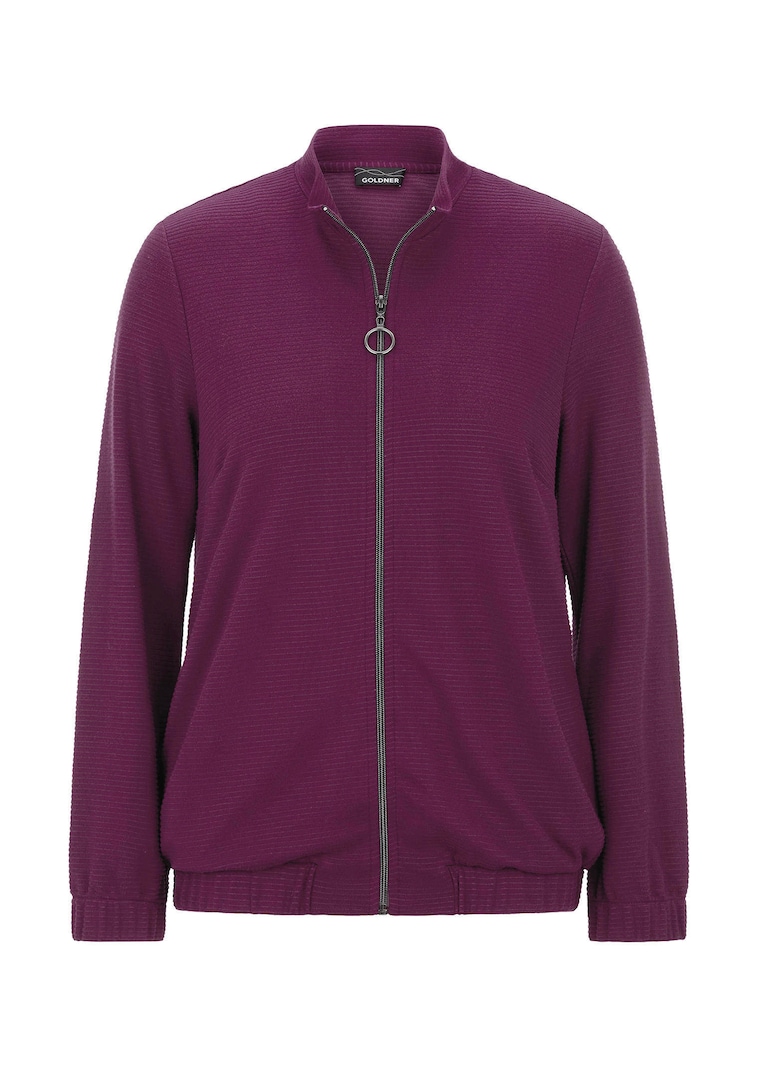 Veste en jersey doux à effet blouson