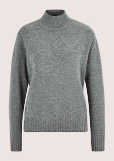 Stehkragen-Pullover in edler Melange thumbnail 7