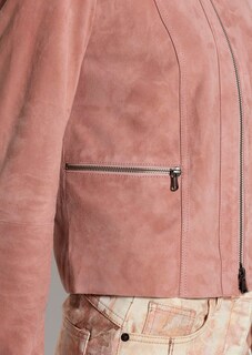 Jacke aus Ziegenvelours-Leder thumbnail 6