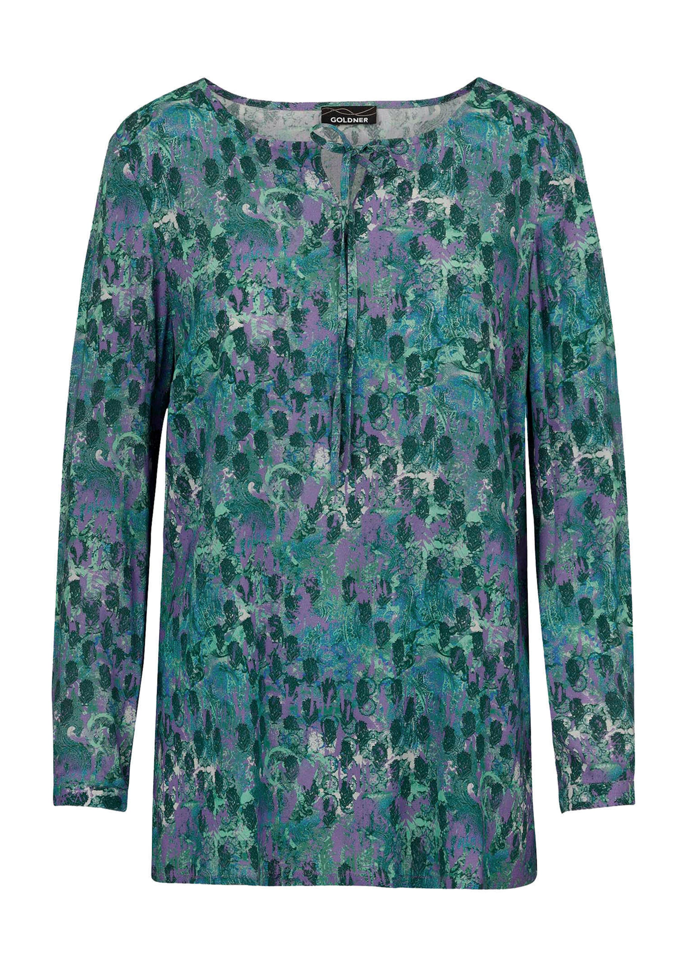 Viscose blouse met ronde hals en strikceintuurtje