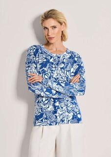 Strickjacke mit Blumenmuster thumbnail 2
