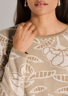 Strickpullover mit Bicolor-Jacquard thumbnail 6
