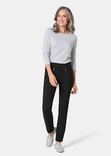 Pantalon étroit en bengaline LOUISA thumbnail 2