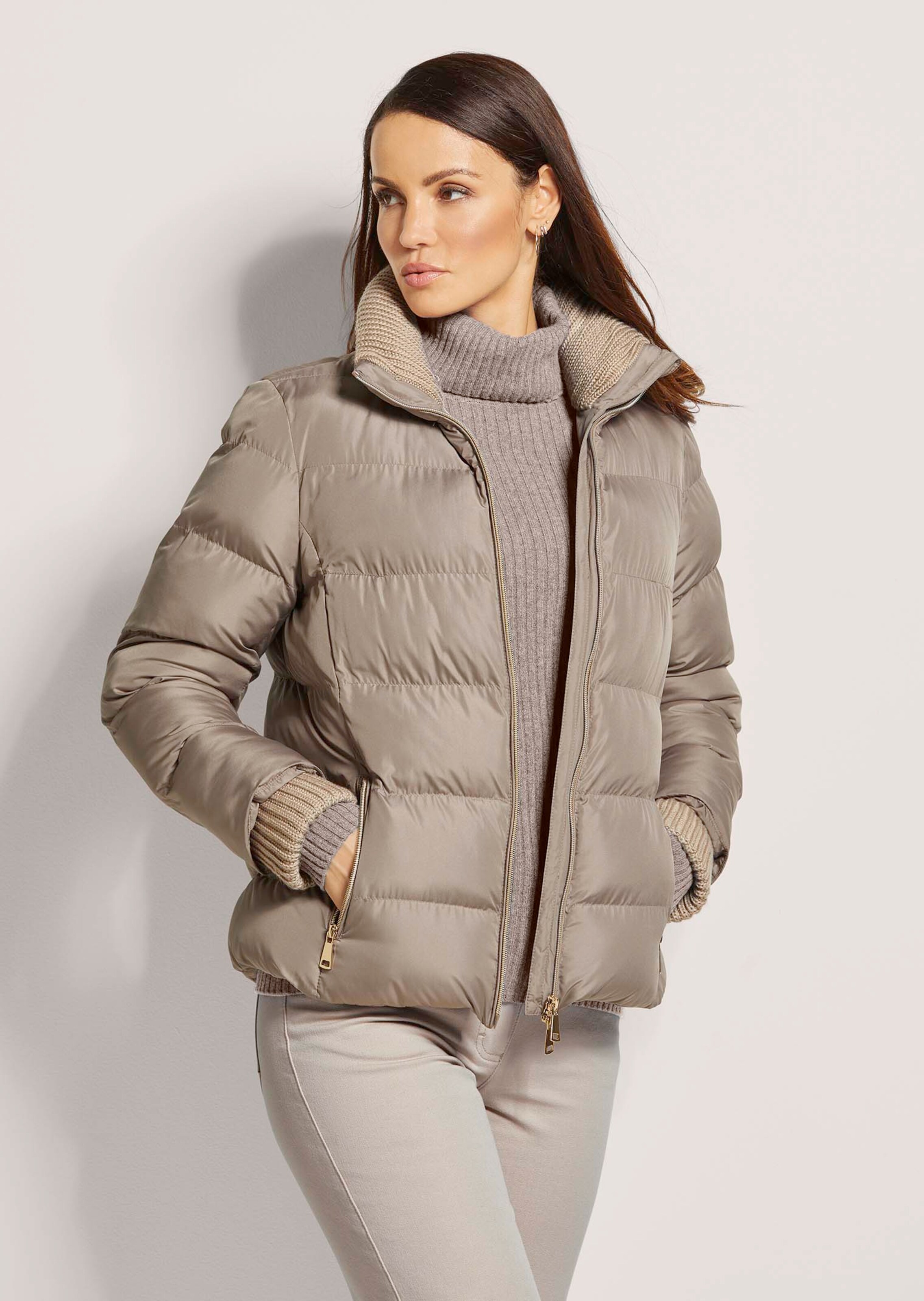 Steppjacke mit Wattierung