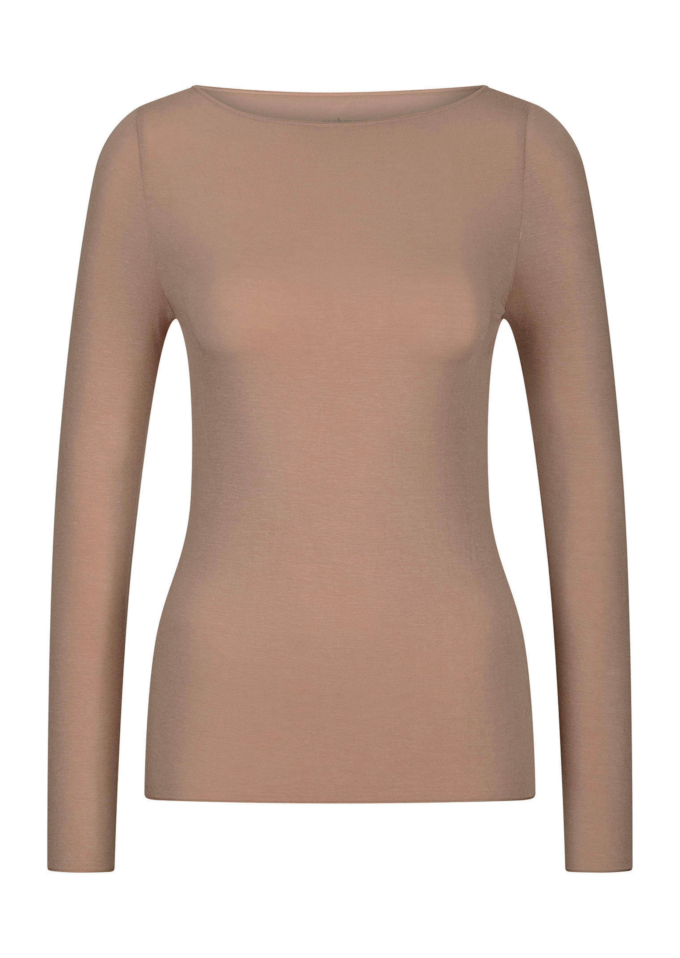 Langarmshirt mit Kaschmir