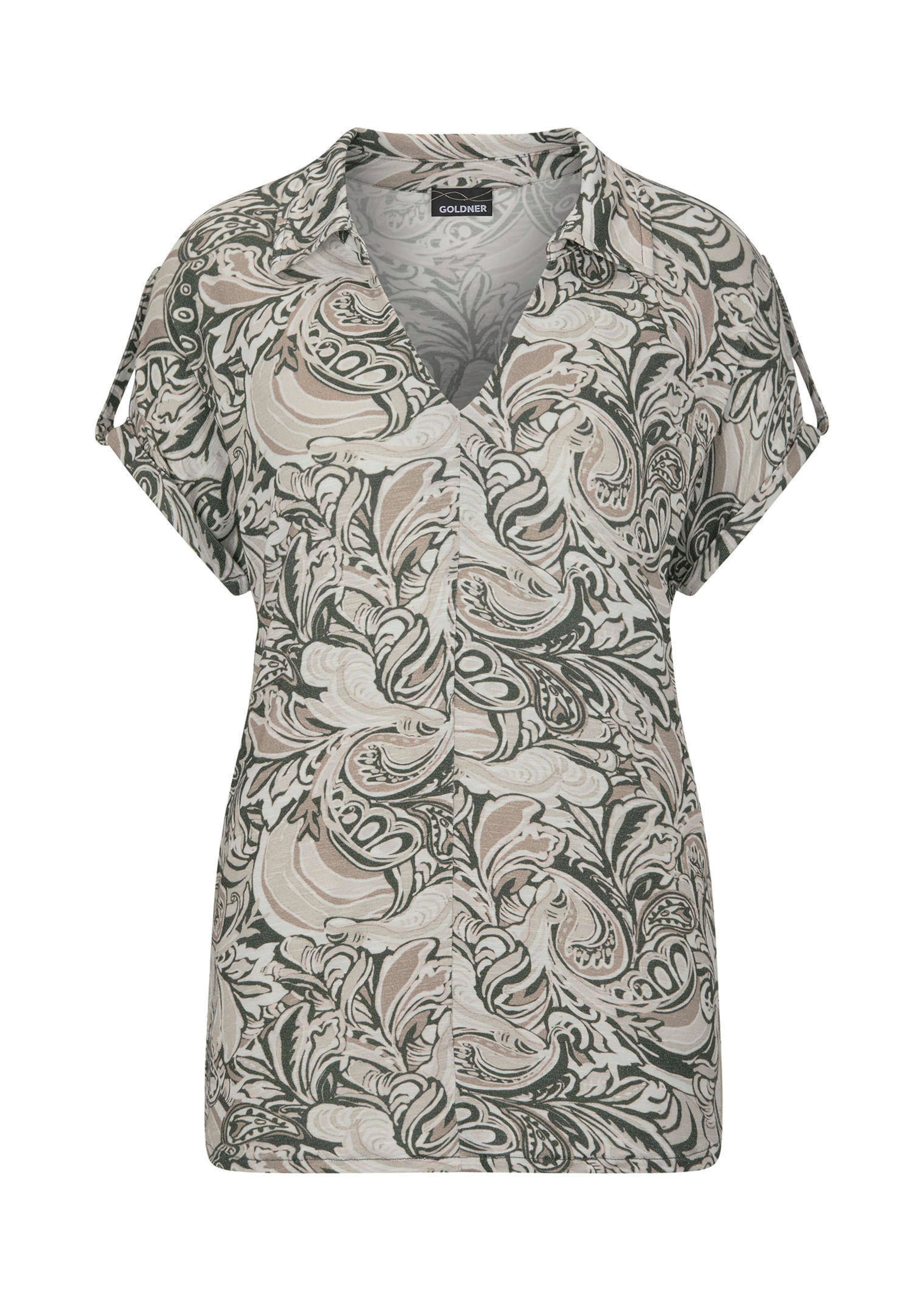 Jersey shirt met elastische boorden