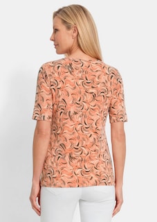 Shirt van viscose met een frisse all-over print thumbnail 3