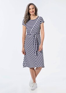 Kleid mit U-Boot-Ausschnitt thumbnail 2