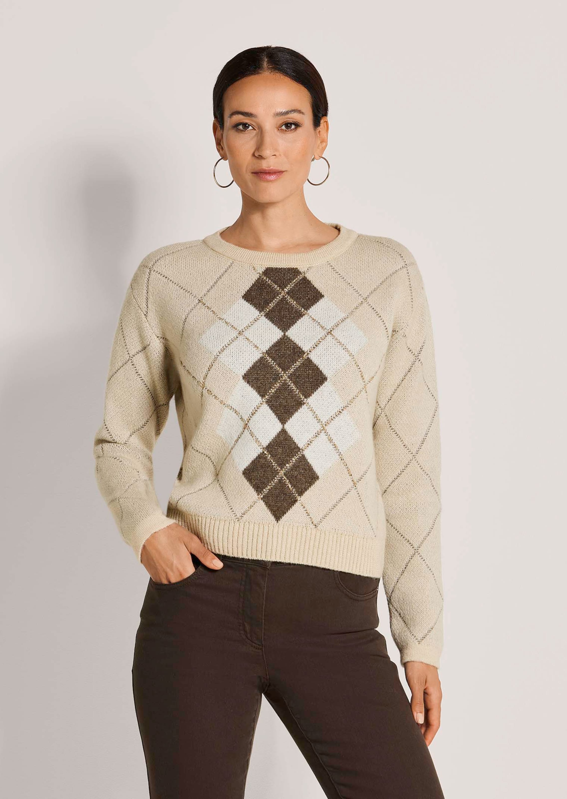 Pullover mit Argyle-Muster