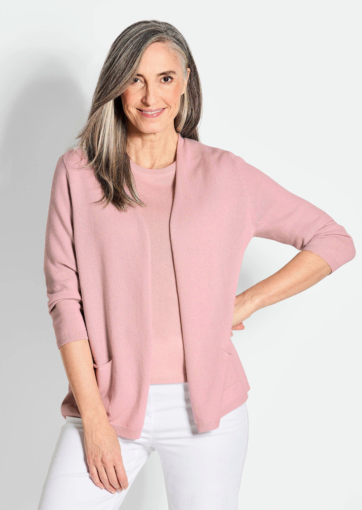 Cardigan long en cachemire