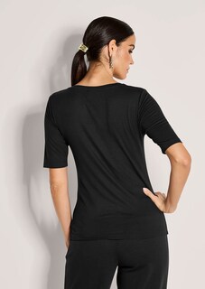 Halbarm-Shirt mit Zierstein-Deko thumbnail 4