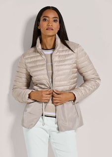 Stehkragen-Jacke im Material-Mix thumbnail 2