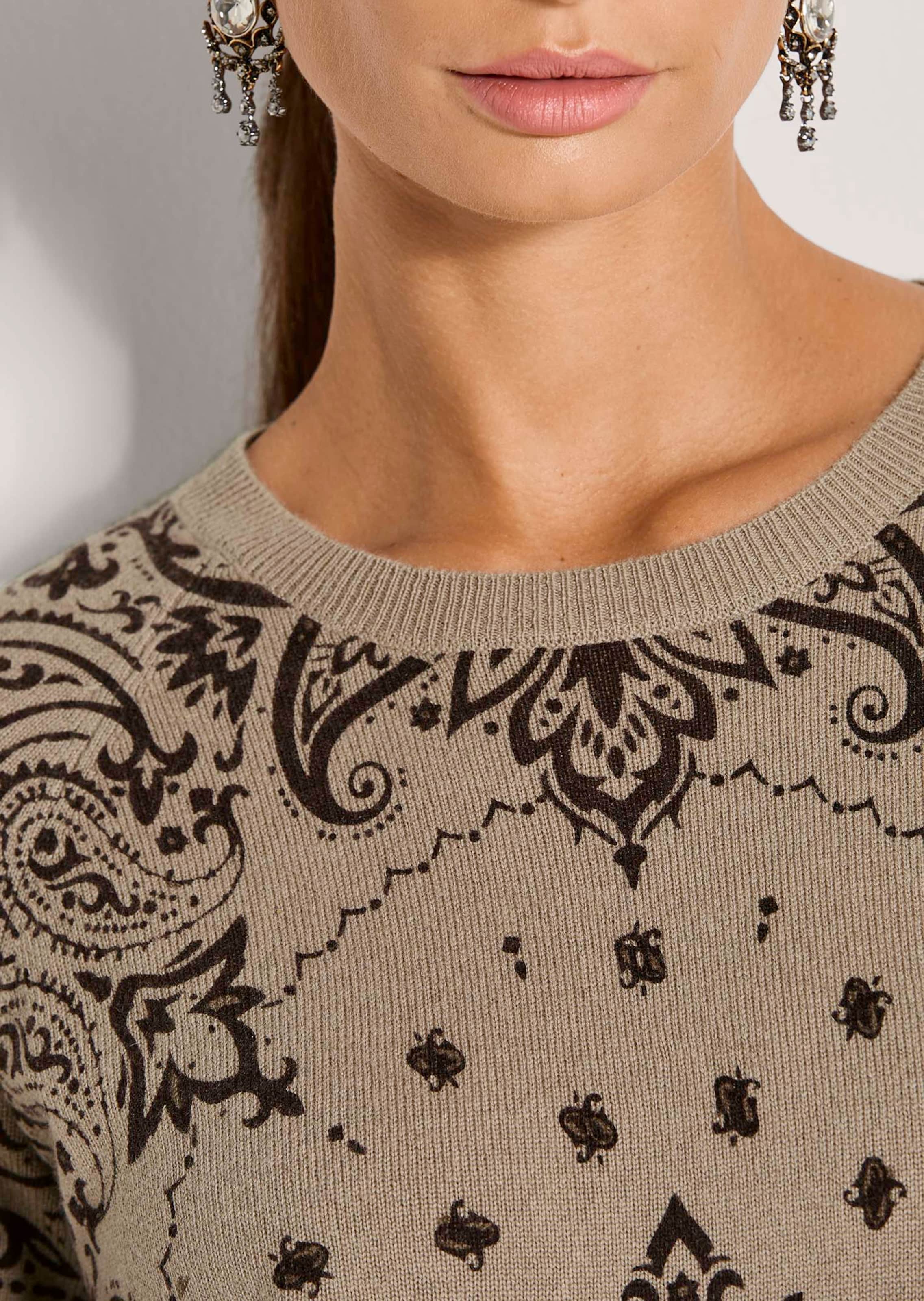 Pull en cachemire avec motif paisley thumbnail 6
