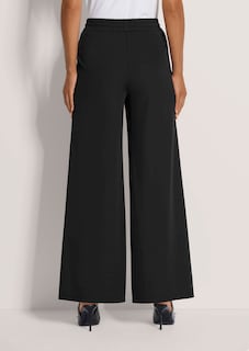 Lässige Jerseyhose mit weitem Bein thumbnail 4