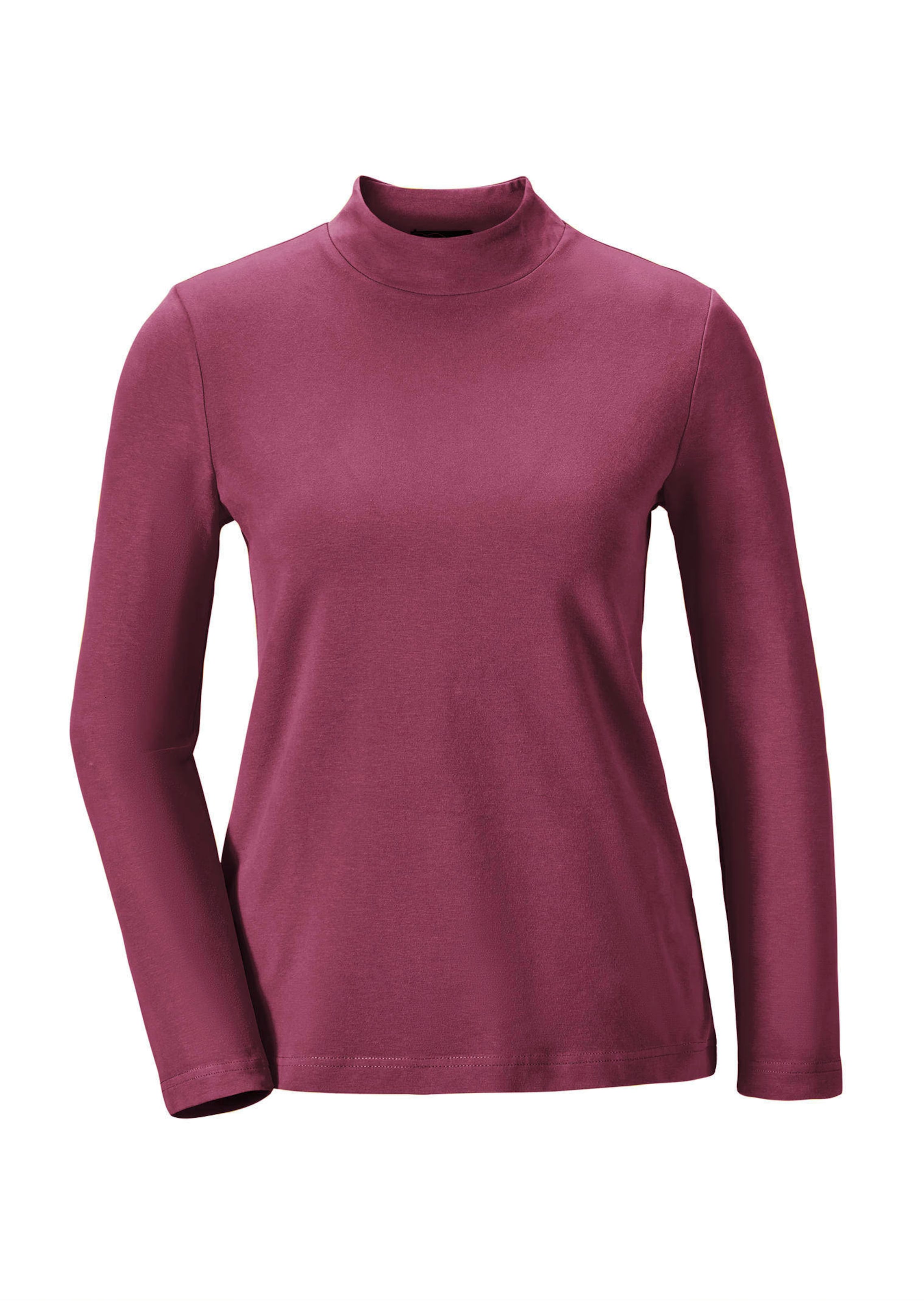 Stehkragenshirt mit Langarm