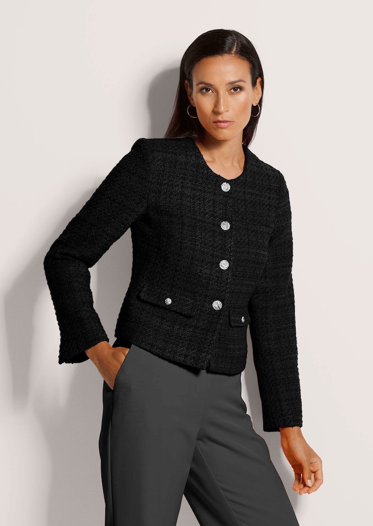 Korte tweed blazer