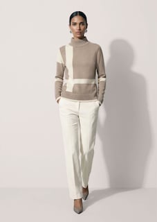 Pullover mit Colorblocking-Muster thumbnail 3