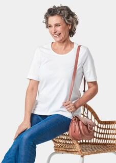 Basic shirt van puur katoen thumbnail 3