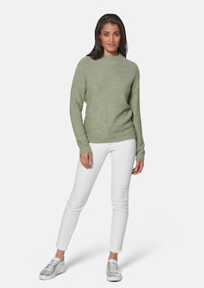 Stehkragen-Pullover mit Glanz-Effekten thumbnail 3
